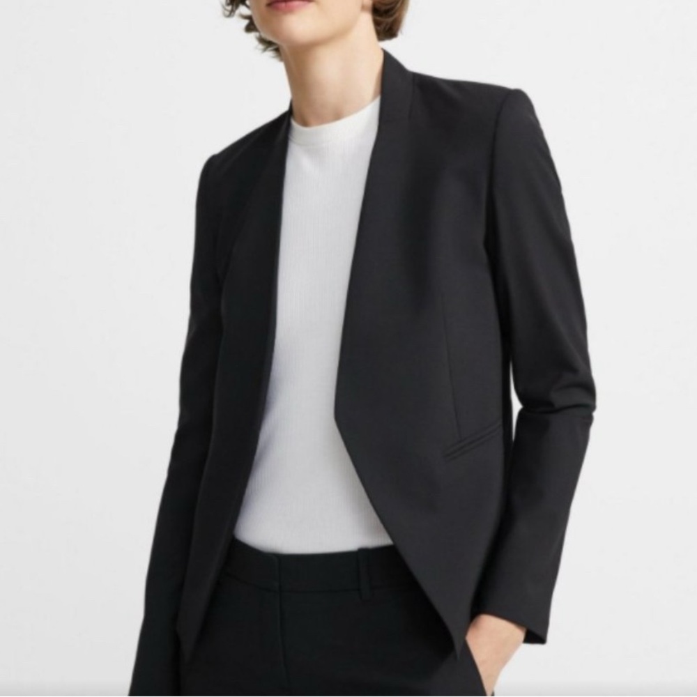 Theory Black Tailored Blazer